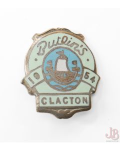 1954 Butlin's Clacton enamel pin badge - Jewellery Metal Co Dublin