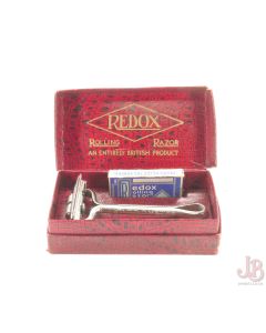 Vintage Rare red boxed Redox Rolling Razor