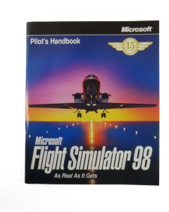 Vintage Microsoft Flight Simulator 98 Manual - Pilot's Handbook - 1998