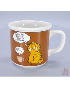 Original 1978 Garfield the Cat mug / cup - Jim Davies - Coffee sit up and bark

