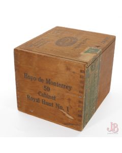 Vintage Cuban cigar box Royal Hunt No.1 - James J Fox Dublin - Hoyo de Monterrey