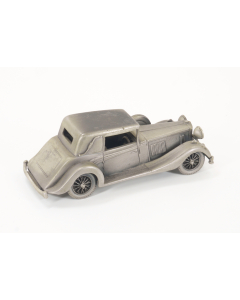 A vintage Danbury mint Pewter model car - Alvis Speed 25 1936