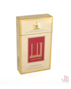 A vintage Dunhill Luxury Length 20 empty cigarette box / packet  - card paper 

