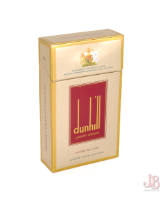 A vintage Dunhill Luxury Length 20 empty cigarette box / packet  - card paper 

