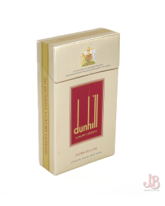 A vintage Dunhill Luxury Length 20 empty cigarette box / packet  - card paper 

