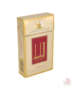 A vintage Dunhill Luxury Length 20 empty cigarette box / packet  - damaged

