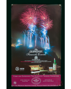 Original 1992 Poster - The Glenlivet Firework Concert Edinburgh Festival Display