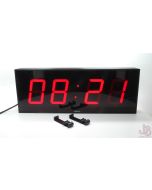 Wharton 400a large bright digital clock - Studio + Wall Brackets 