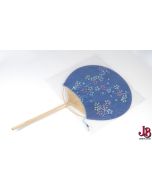 Boxed Traditional handmade Chinese Fan by - Jing Fan of Shanghai - cotton bamboo