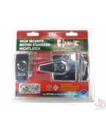 Era High Security night latch - Chrome - Door Lock - 40mm Fitting