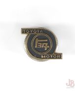 original 1960's Toyota Motors metal badge with nut and bolt fixing