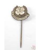 Vintage pressed metal Australian Poppy Day Badge - Remembrance WW2 1950's