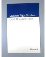 Vintage Microsoft Flight Simulator Quick Reference Guide