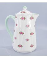 1930's Shelley Lidded Hot water jug / pot - Rosebud Pattern - Dainty Shape 15426