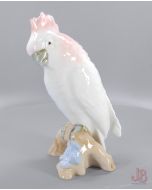 Vintage Royal Dux Pink Cockatoo 1970's excellent condition bird parrot on branch