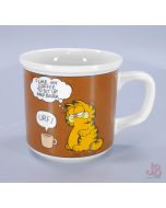 Original 1978 Garfield the Cat mug / cup - Jim Davies - Coffee sit up and bark

