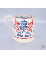 Emma Bridgwater Queen Elizabeth's Diamond Jubilee 1/2 pint mug