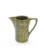 Portmeirion Totem Dark Green coffee milk jug 10cm Susan William-Ellis