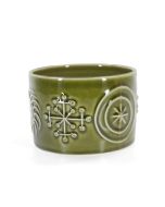 Portmeirion Totem Dark Green sugar bowl  Susan William-Ellis