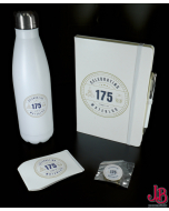 Waterloo Railway Station 175 years celebration pack. Badge Bottle Notepad Pen Bag