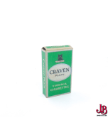 An old empty Craven Plain cigarette box / packet / pack