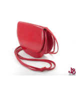 Bally Red Leather crossbody mini bag / purse / handbag