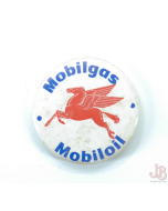 Old vintage pin badge - Mobilgas - Mobiloil - Pegasus - Motoring