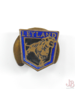 Vintage original - Leyland - metal enamel  lapel / button hole badge  automobile