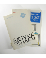 Vintage Microsoft MS DOS 6 Users Guide and MS DOS 6 upgrade 1993