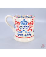 Emma Bridgwater Queen Elizabeth's Diamond Jubilee 1/2 pint mug