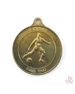 Smiths Commemoration Of Olympic Games 1896 1984 Medal - Football Paris 1900