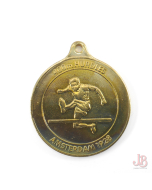 Smiths Commemoration Of Olympic Games 1896 1984 Medal - HURDLES AMSTERDAM 1928

