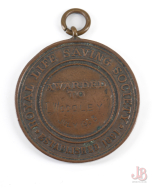 An old Royal Life Saving Society Bronze Medal - C Woodley - 1958 - RLSS