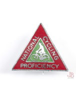 Original vintage 1970's National Cycling Proficiency badge - enamel - JR Gaunt 