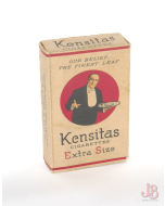 A vintage Kensitas Extra Size 10 empty cigarette box / packet 