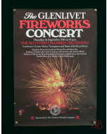 Original 1983 Poster - The Glenlivet Firework Concert Edinburgh Festival Display